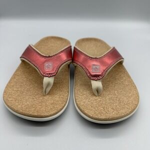 Spenco Sandals Shoes Womens Size 8 Pink Thong Flip Arch Support Cushion Comfort